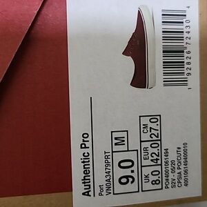 Vans burgundy suade Classic tie